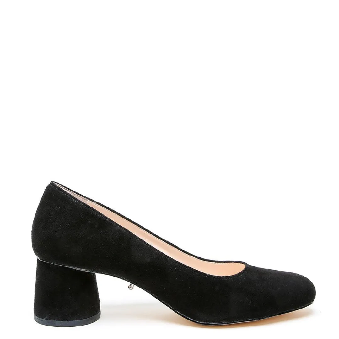 Clearance Alterre Black Suede Ballet Pump