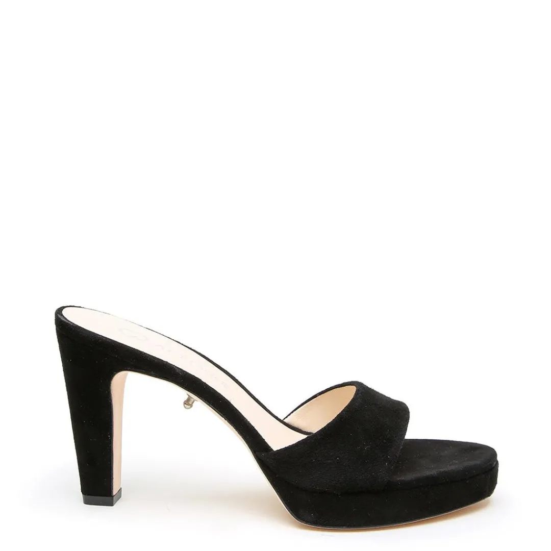 Best Sale Alterre Black Suede Lo Platform