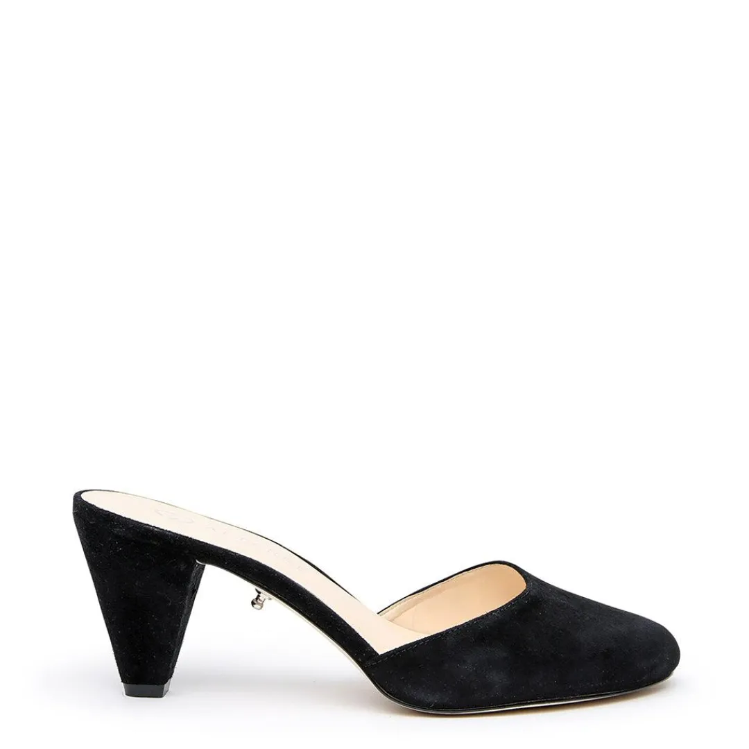 Best Sale Alterre Black Suede Mule