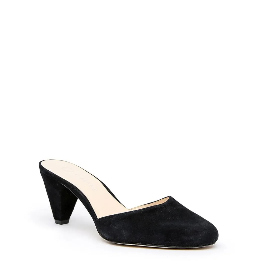 Best Sale Alterre Black Suede Mule