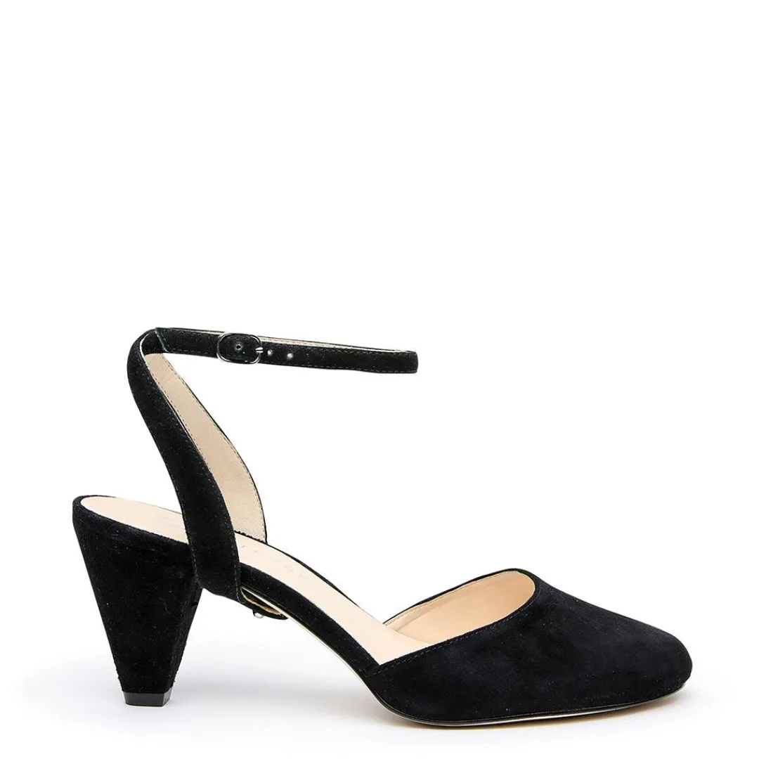 Best Alterre Black Suede Mule + Marilyn Strap