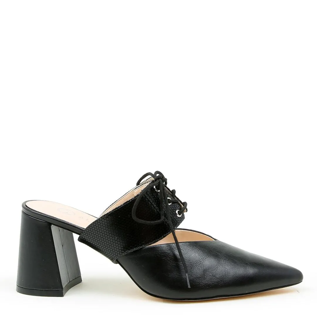 Best Sale Alterre Black V Mule + Rattlesnake Tilda Strap