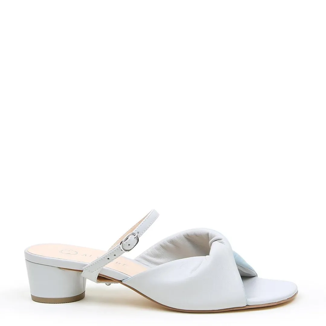 New Alterre Cloud Grey Lo Twist Sandal + Twiggy Strap