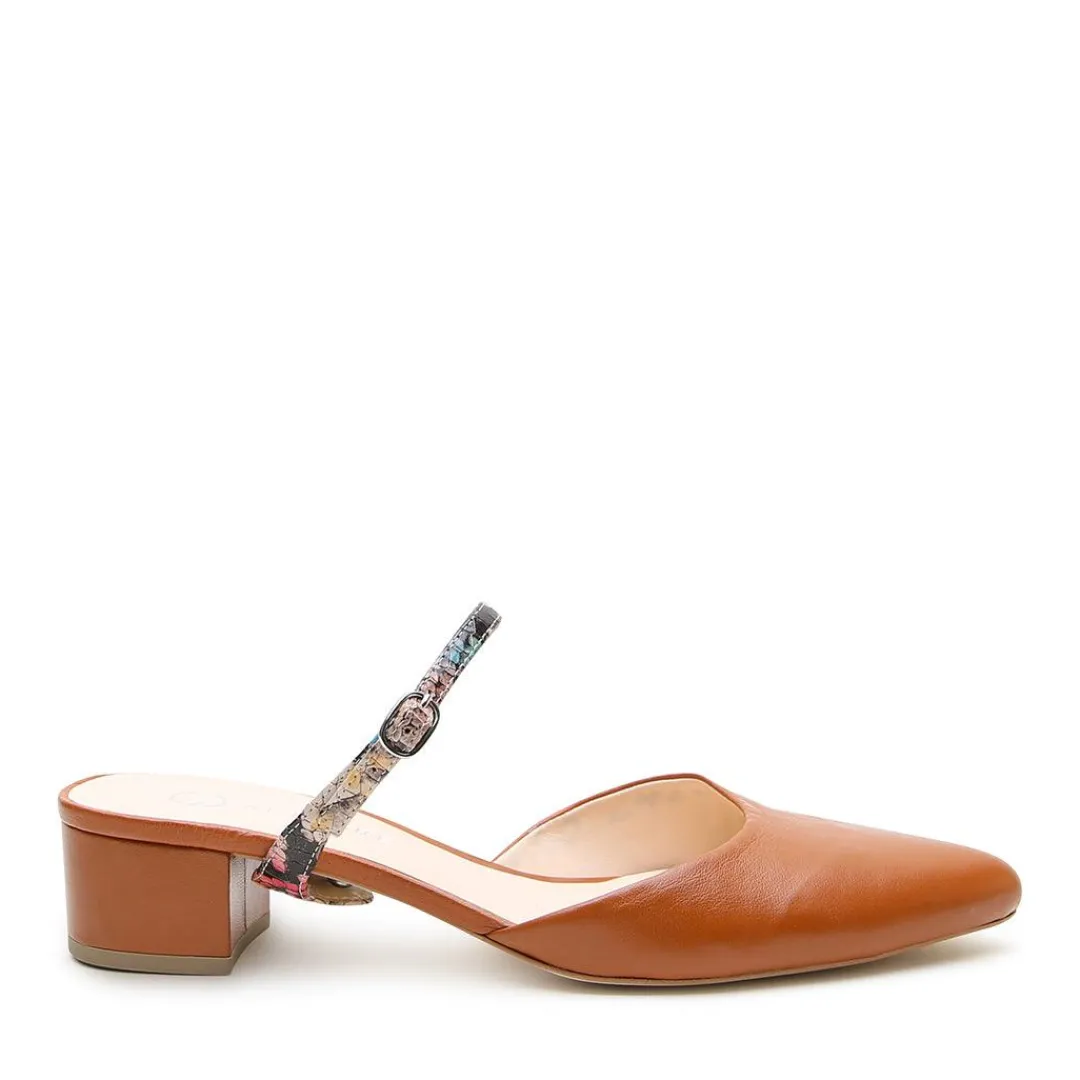 Shop Alterre Cognac Slide + Painted Snake Twiggy Strap