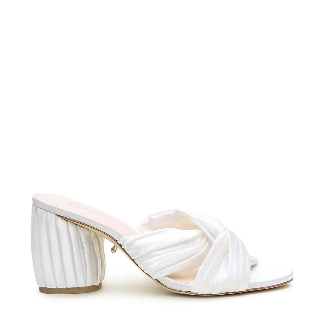 Shop Alterre Ivory Silk Twist Sandal