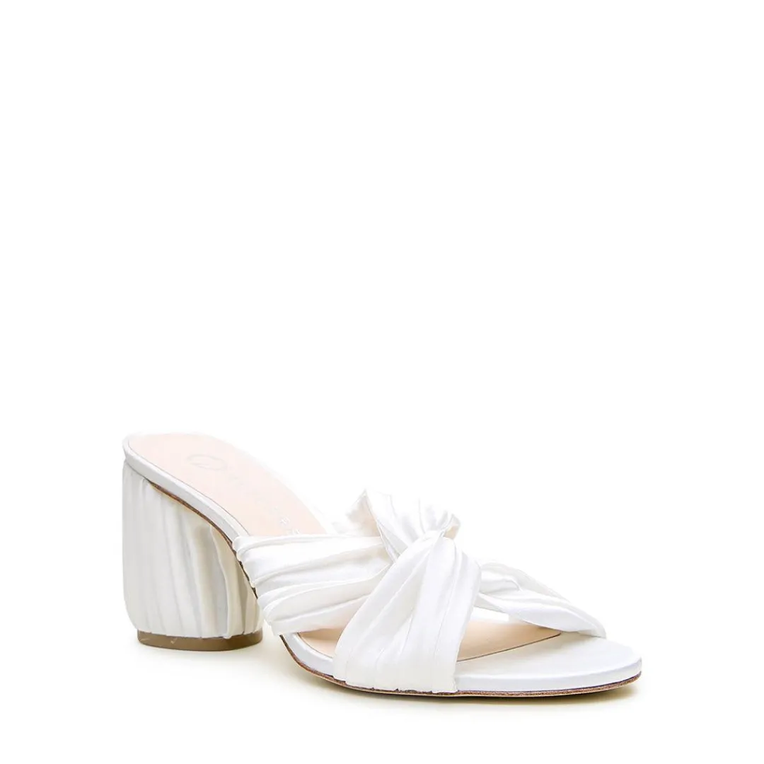 Shop Alterre Ivory Silk Twist Sandal