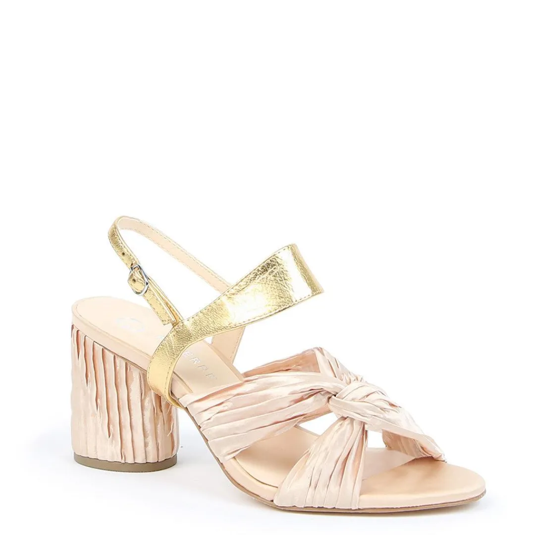 Outlet Alterre Nude Twist Sandal + Gold Elsie Strap