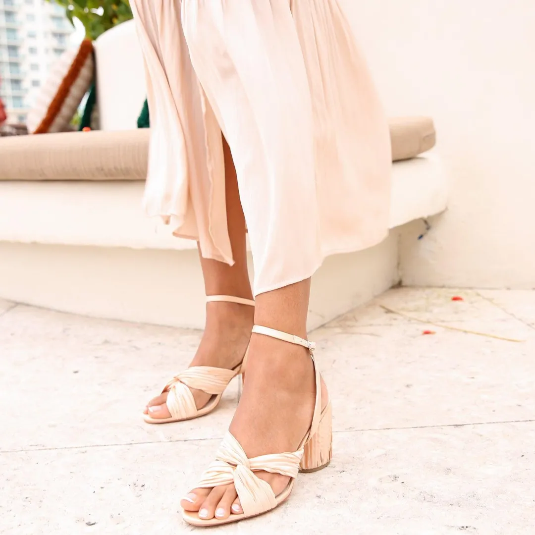 New Alterre Nude Twist Sandal + Marilyn Strap