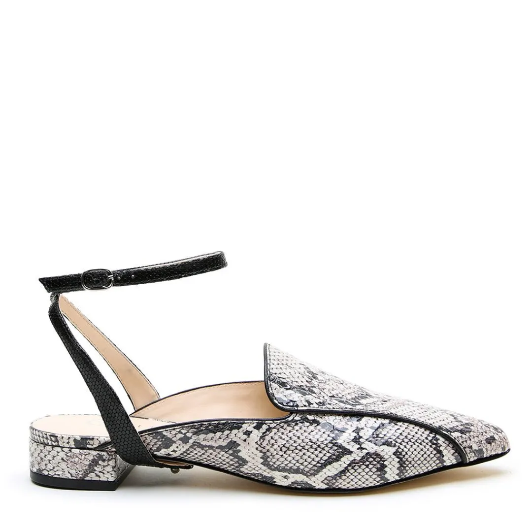 Cheap Alterre Python Pointed Loafer + Rattlesnake Black Marilyn Strap