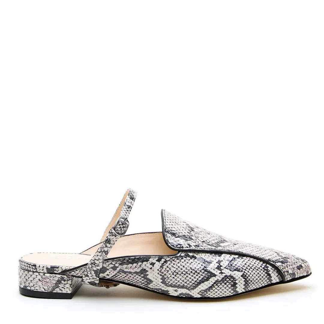 Best Sale Alterre Python Pointed Loafer + Twiggy Strap