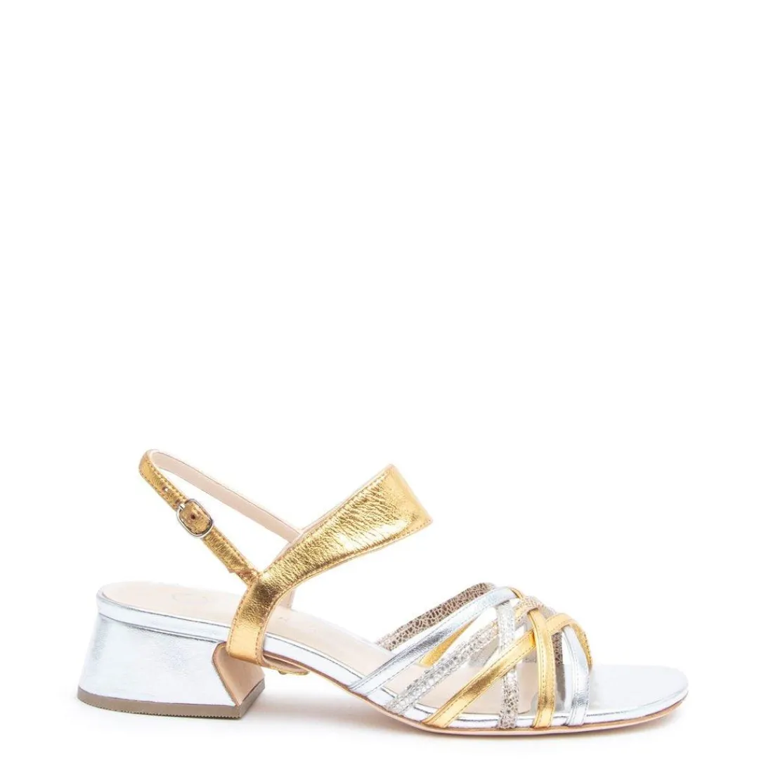 Best Alterre Silver Bell Sandal + Gold Elsie