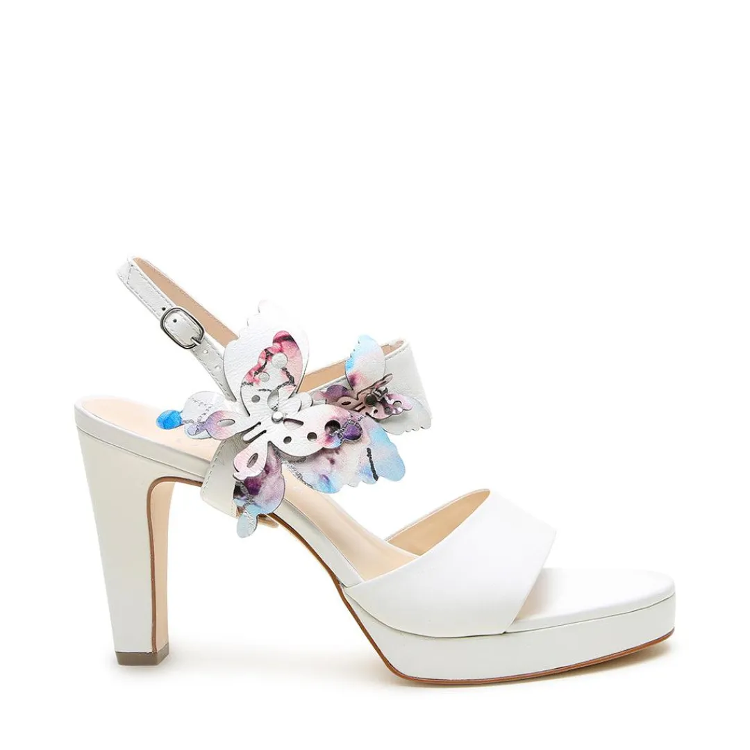 Sale Alterre White Lo Platform + Butterfly Elsie Strap