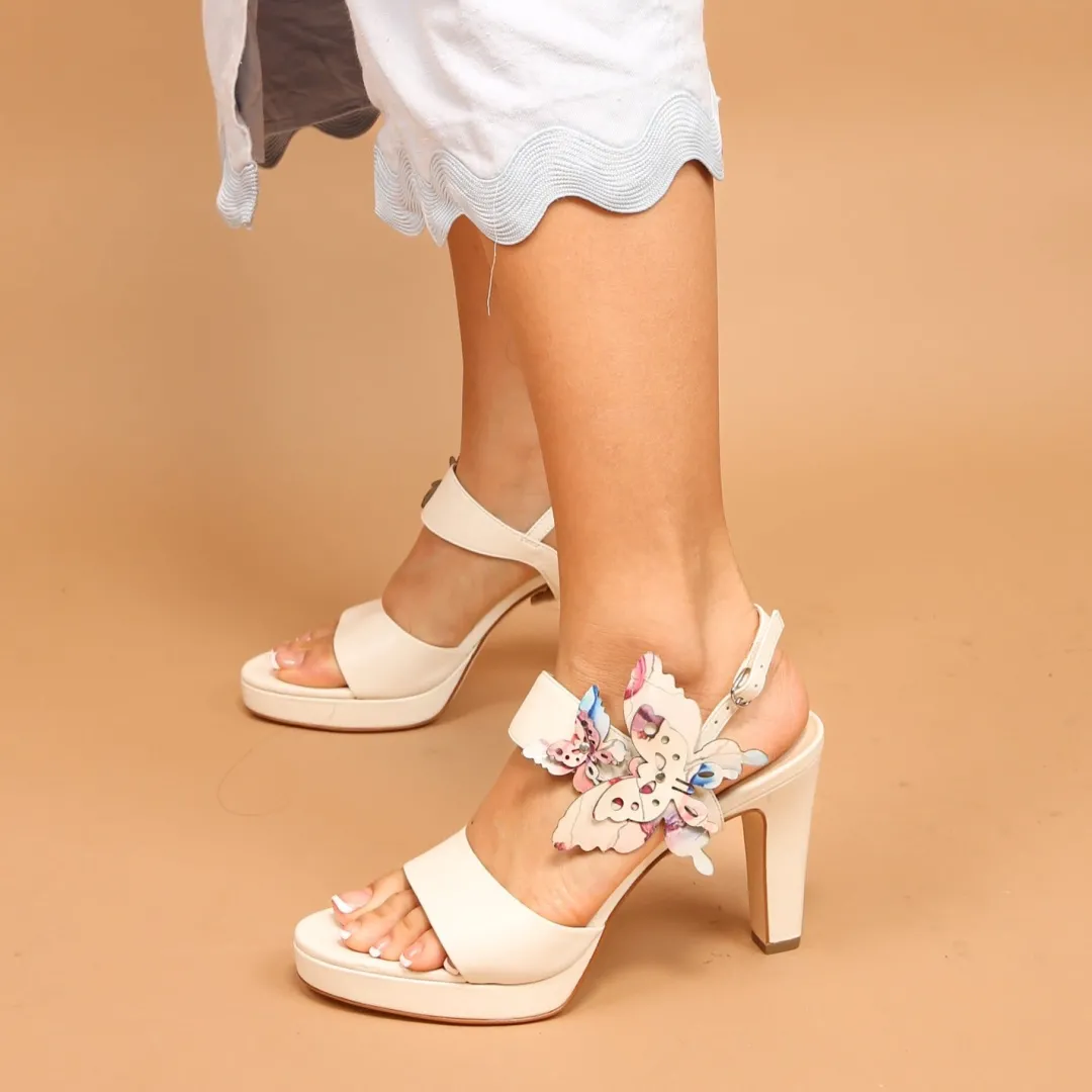 Sale Alterre White Lo Platform + Butterfly Elsie Strap