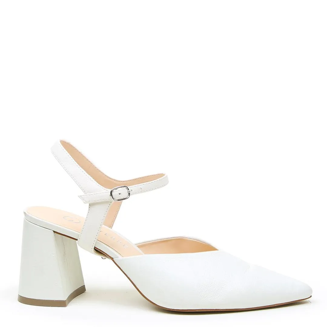 Store Alterre White V Mule + Jackie Strap