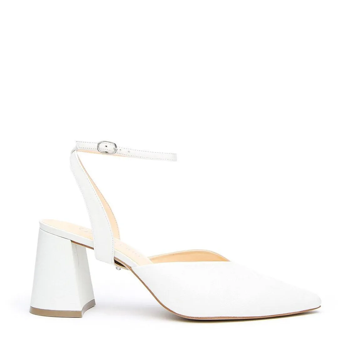 Sale Alterre White V Mule + Marilyn Strap